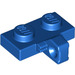 LEGO Blauw Scharnier Plaat 1 x 2 met Verticaal Vergrendelings Stub met Groef aan de onderzijde (44567 / 49716)