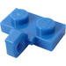 LEGO Blauw Scharnier Plaat 1 x 2 met Verticaal Vergrendelings Stub zonder groef aan de onderzijde (44567)