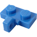 LEGO Blue Hinge Plate 1 x 2 with Vertical Locking Stub without Bottom Groove (44567 / 49716)