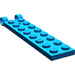 LEGO Blue Hinge Plate 2 x 8 Legs (3324)
