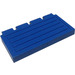 LEGO Blau Scharnier Fliese 2 x 4 mit Ribs (2873)