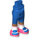 LEGO Blau Hüfte mit Pants mit Pink Shoes mit Blau