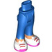 LEGO Bleu Hanche avec Pants avec blanc et Pink shoes (35642)