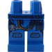 LEGO Bleu Hanches et jambes avec Dark Bleu Sash et Dark Stone Grey Pouch (3815 / 71416)