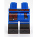 LEGO Blau Hüften und Beine mit Reddish Brown Gürtel, Bag und Dark Brown Boots (73200)