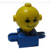LEGO Blue Homemaker Figure with Yellow Head