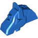 LEGO Blauw Paard Battle Helm (Angular) (44557 / 48492)