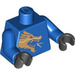 LEGO Blau Jay DX mit Drachen Suit Torso (973 / 76382)
