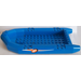 LEGO Blue Large Dinghy 22 x 10 x 3 with &#039;17&#039; in Orange Circle Sticker (62812)