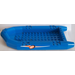 LEGO Azul Grande Dinghy 22 x 10 x 3 con &#039;17&#039; en Naranja Círculo Pegatina (62812)