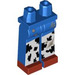 LEGO Blauw Lang Minifigure Poten met Cowprint Chaps en Dirt Stains (3815 / 91136)
