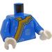 LEGO Blue Man in Traditional Chinese Outfit Minifig Torso (973 / 76382)