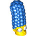 LEGO Blue Marge Simpson Head with Wide Eyes (16808)