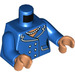 LEGO Blauw Mayor McCaskill - from LEGO Batman Movie Minifig Torso (973 / 76382)