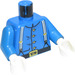 LEGO Blau Minifig Cavalry Torso mit Suspenders (973)