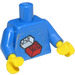 LEGO Bleu Minifig Des sports Torse, Soccer World Team Fieldplayer (973)