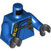 LEGO Blue Minifig Torso (973 / 76382)