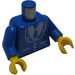 LEGO Blue Minifig Torso Jacket with Tie (973)