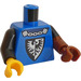 LEGO Azul Minifigura Torso con Negro y Siver Falcon (973 / 84490)