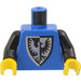 LEGO Blue Minifig Torso with Black Falcon Shield (1st Reissue) (973)