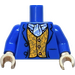 LEGO Blue Minifig Torso with Blue Coat and Orange Vest (Bilbo Baggins) (973)