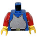 LEGO Blauw Minifig Torso met Breatplate Armor (973)