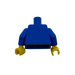 LEGO Blauw Minifig Torso met Octan logo en &quot;Oil&quot; met omgekeerde logokleuren (973 / 3814)