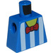 LEGO Blauw Minifiguur Torso zonder armen met Decoratie (973)