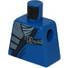 LEGO Blue Minifig Torso without Arms with Jay ZX (973)