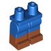 LEGO Blau Minifigure Hüften und Beine mit Dark Orange Boots (21019 / 77601)