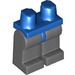 LEGO Bleu Minifigure Les hanches avec Dark Stone grise Jambes (73200 / 88584)