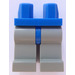 LEGO Blue Minifigure Hips with Light Gray Legs (3815)