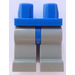 LEGO Blue Minifigure Hips with Light Gray Legs (3815 / 73200)