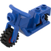 LEGO Blue Motorcycle Old Style with Red Wheels