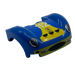 LEGO Blue Mudguard Bonnet with Headlights, Grille, Yellow Bumper, &#039;112&#039; and Ferrari Logo Sticker (18051)