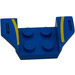 LEGO Blue Mudguard Plate 2 x 2 with Flared Wheel Arches with &#039;OXIDE&#039; and Yellow Stripes Sticker (41854)