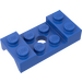 LEGO Blue Mudguard Plate 2 x 4 with Arches with Hole (60212)