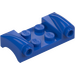 LEGO Blue Mudguard Plate 2 x 4 with Headlights and Curved Fenders (93590)