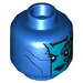 LEGO Blue Nebula Minifigure Head (Recessed Solid Stud) (3626 / 18376)