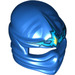 LEGO Blue Ninjago Wrap with Ridged Forehead with Lightning Energy (10657 / 98133)