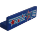 LEGO Blue Panel 1 x 4 with Rounded Corners with Stars and 77 (Right) Sticker (15207)