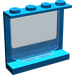 LEGO Blue Panel 1 x 4 x 3 with Glass Window (6156)