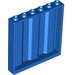 LEGO Blauw Paneel 1 x 6 x 5 met Corrugation (23405)