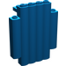 LEGO Blauw Paneel 2 x 6 x 6 Log Muur (30140)