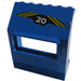 LEGO Bleu Panneau 3 x 6 x 6 avec Fenêtre avec &quot;20&quot; Autocollant (30288)