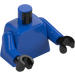 LEGO Blau Einfach Minifigur Torso mit Blau Arme und Schwarz Hände (973 / 76382)