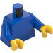 LEGO Blue Plain Torso with Blue Arms and Yellow Hands (973 / 76382)