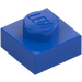 LEGO Blue Plate 1 x 1 (3024)