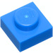 LEGO Blue Plate 1 x 1 (3024 / 30008)