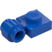 LEGO Blue Plate 1 x 1 with Clip (Thick Ring) (4081 / 41632)